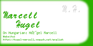 marcell hugel business card